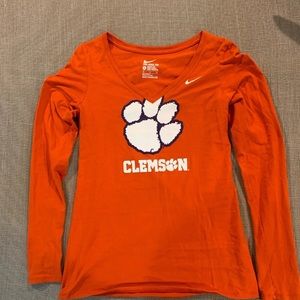 Womens nike Clemson v-neck